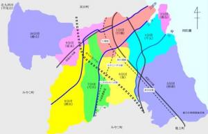 行橋市管内図