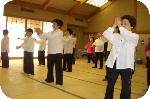 「太極拳」の様子。の画像