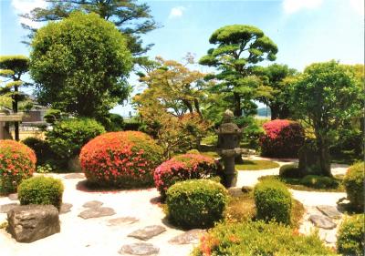 仏山塾跡の庭園