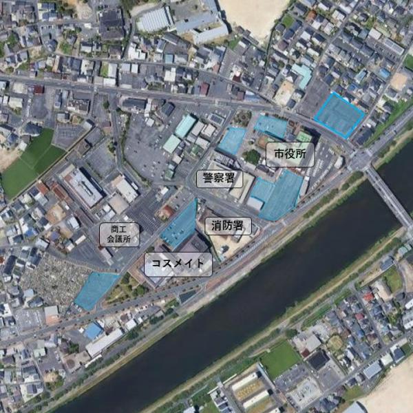 駐車場　地図案内