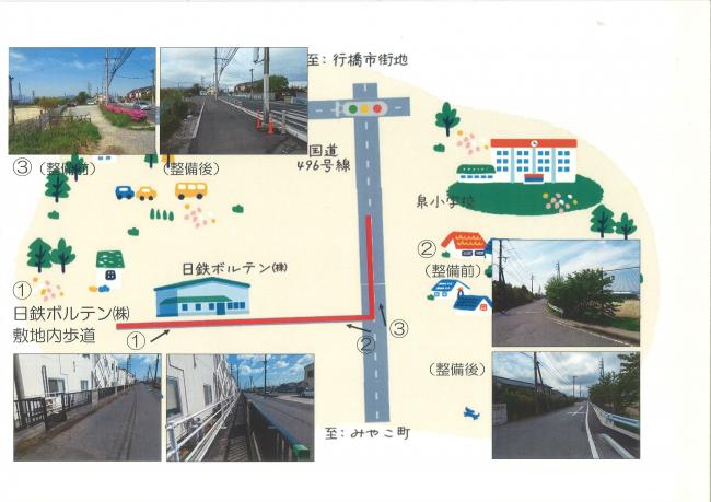 歩道整備画像