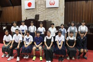 昨年度の子ども議員集合写真