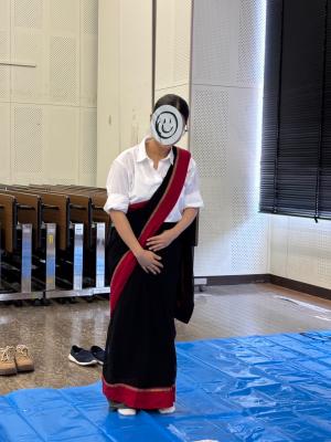 サリー着付け