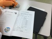 オリジナルテキストを使って学習しています