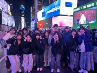 タイムズスクエアでの集合写真