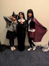 仮装をしています