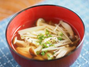 きのこたっぷりスープ