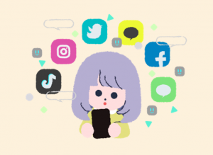 SNSのイラスト