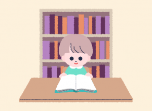 図書館のイラスト