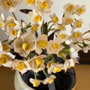 手芸作品（水仙）