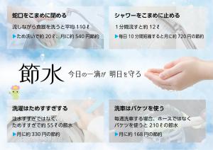 節水 今日の一滴が明日を守る